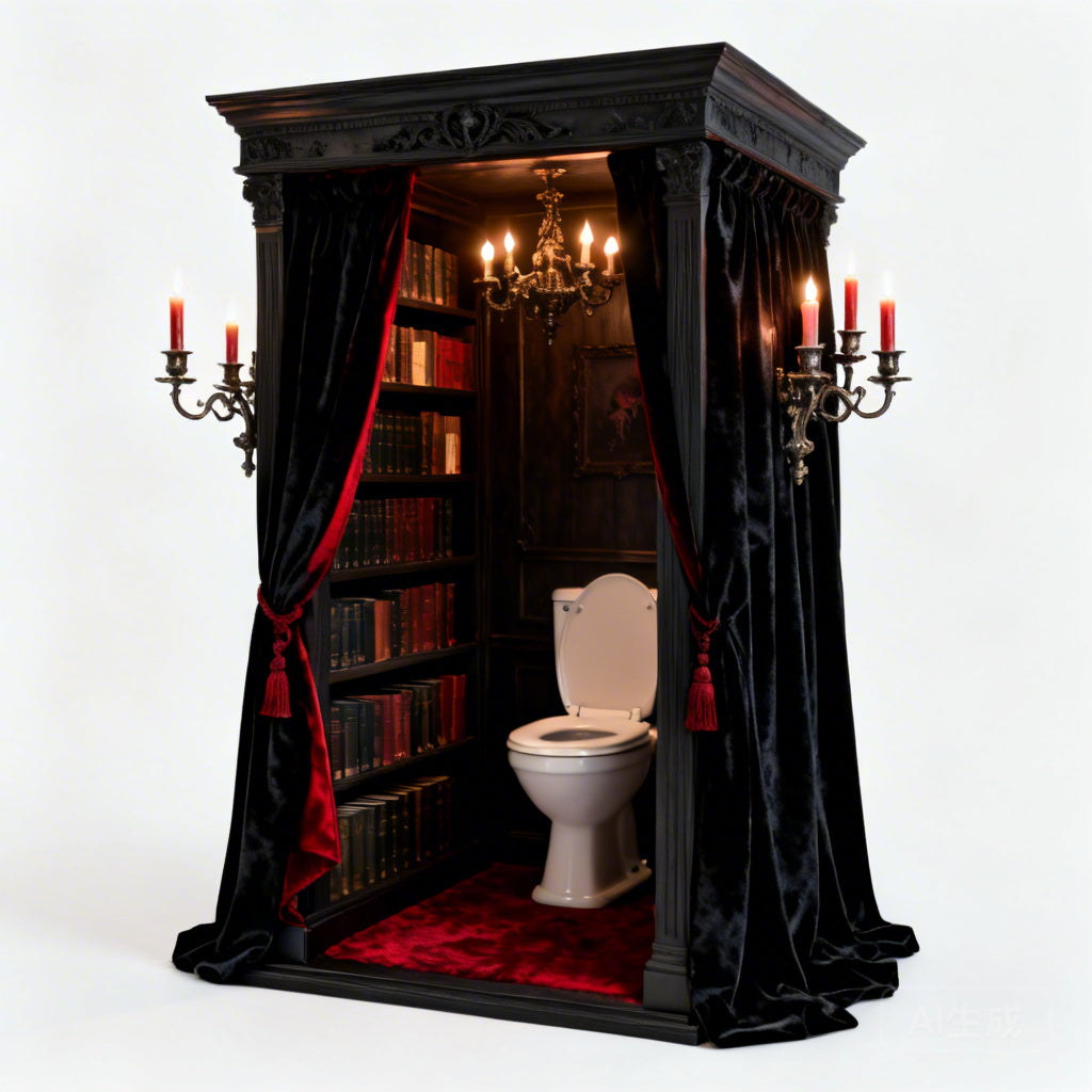 Dark Gothic Rest Room
