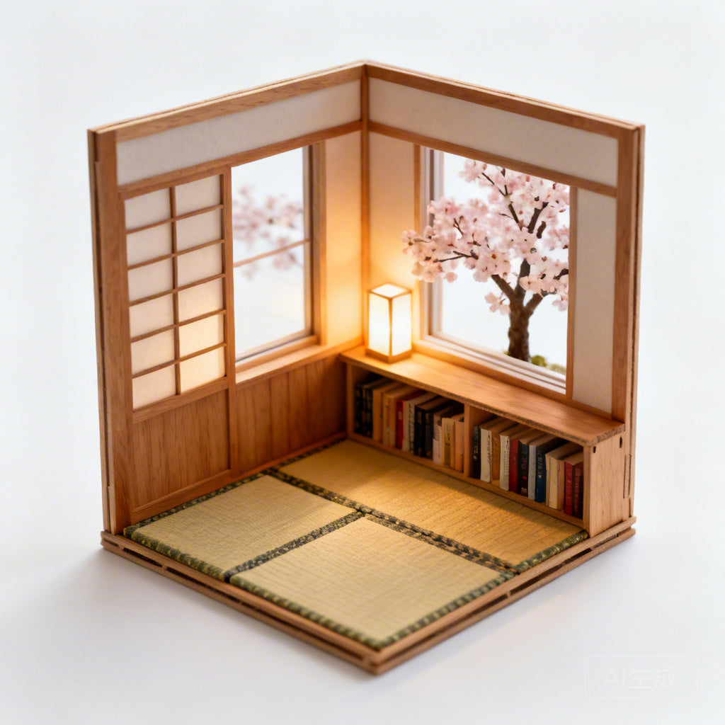 Japanese Style Book Nook