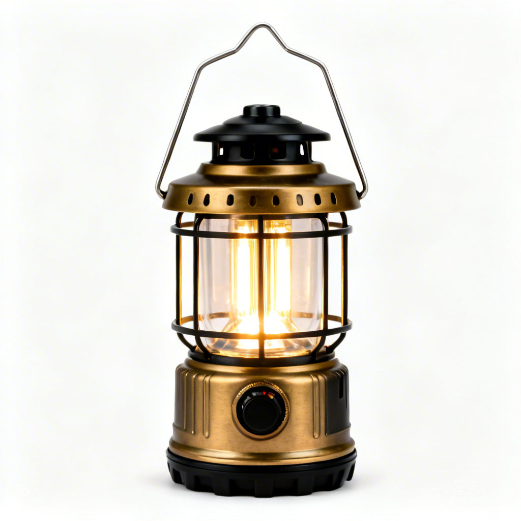 Vintage LED Camping Lantern | Warm Outdoor Ambiance
